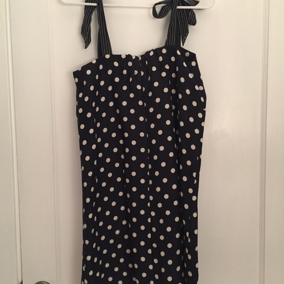 J. Crew Black and White Polka Dot Dress - Picture 3 of 4